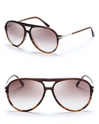 Tortoise-shell frames belong in everyone's wardrobe, and Tom Ford's aviators are the gold standard in style. Tortoise-shell frames belong in everyone's wardrobe, and Tom Ford's aviators are the gold standard in style.