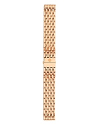 Change your watch with your outfit. Michele's link bracelet slips on the wrist to give day-to-day looks a golden touch. Change your watch with your outfit. Michele's link bracelet slips on the wrist to give day-to-day looks a golden touch.