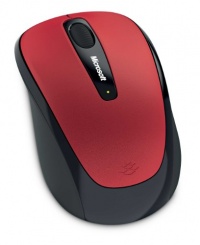 Microsoft Wireless Mobile Mouse 3500 - Poppy Red Microsoft Wireless Mobile Mouse 3500 - Poppy Red