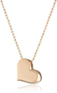 Alex Woo Little Princess Rose Gold Heart Pendant Necklace Alex Woo Little Princess Rose Gold Heart Pendant Necklace