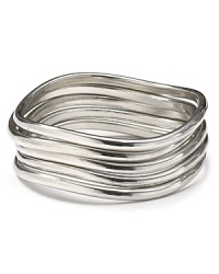 Nail this season's eclectic jewelry trend with layered cuff from Aqua. Curvaceous and cool, this bold piece will work just as well for day as for night. Nail this season's eclectic jewelry trend with layered cuff from Aqua. Curvaceous and cool, this bold piece will work just as well for day as for night.