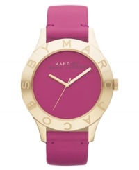 Marc by Marc Jacobs brings bursts of bold color on this chic watch. Marc by Marc Jacobs brings bursts of bold color on this chic watch.