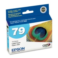 Epson Claria Hi-Definition 79 High-capacity Inkjet Cartridge Light Cyan T079520 Epson Claria Hi-Definition 79 High-capacity Inkjet Cartridge Light Cyan T079520