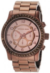 Michael Kors Large Runway Chronograph Crystal Bezel Unisex Watch MK5543 Michael Kors Large Runway Chronograph Crystal Bezel Unisex Watch MK5543