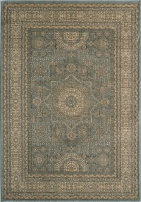 Area Rug 7x9 Rectangle Traditional Light Blue Color - Momeni Belmont Rug from RugPal Area Rug 7x9 Rectangle Traditional Light Blue Color - Momeni Belmont Rug from RugPal