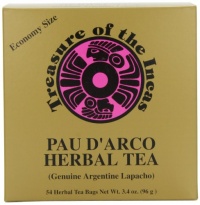 Hobe Laboratories Pau D'arco Herbal Tea (genuine Argentine Lapacho), 54-Count Bags (Pack of 2) Hobe Laboratories Pau D'arco Herbal Tea (genuine Argentine Lapacho), 54-Count Bags (Pack of 2)
