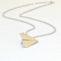 Stainless Steel Harry Styles Paper Airplane (One Direction Fan) Necklace Stainless Steel Harry Styles Paper Airplane (One Direction Fan) Necklace