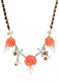 Betsey Johnson Three Flower Necklace Betsey Johnson Three Flower Necklace
