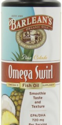 Barlean's Pina Colada Fish Oil Swirl, 16-Ounce Barlean's Pina Colada Fish Oil Swirl, 16-Ounce