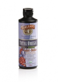 Barlean's Organic Oils Total Omega Swirl Vegan Flax/Borage Pomegranate Blueberry, 16-Ounce Bottle Barlean's Organic Oils Total Omega Swirl Vegan Flax/Borage Pomegranate Blueberry, 16-Ounce Bottle