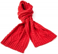 Isotoner Women's Irish Cable Scarf Isotoner Women's Irish Cable Scarf
