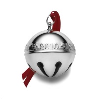 Wallace 2010 Silver-Plated Sleigh Bell Ornament, 40th Anniversary Edition Wallace 2010 Silver-Plated Sleigh Bell Ornament, 40th Anniversary Edition