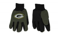 NFL Green Bay Packers Two-Tone Gloves (Free Size) NFL Green Bay Packers Two-Tone Gloves (Free Size)