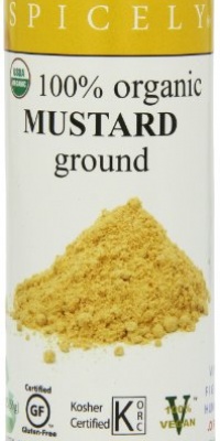 Spicely Eco Organic Mustard Ground, 2 Ounce Spicely Eco Organic Mustard Ground, 2 Ounce