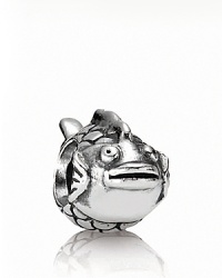 Imagine life under the sea with PANDORA's sterling silver 'happy fish' charm. Imagine life under the sea with PANDORA's sterling silver 'happy fish' charm.