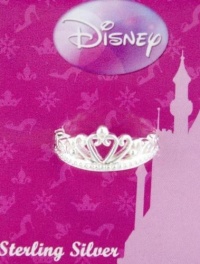 Sterling Silver Disney Princess Tiara Ring Size 6 Sterling Silver Disney Princess Tiara Ring Size 6