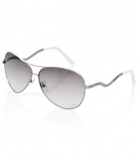 G by GUESS Aviator Sunglasses, SILVER G by GUESS Aviator Sunglasses, SILVER