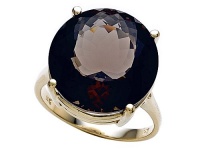 Genuine Smoky Quartz Ring by Effy Collection® in 14 kt Yellow Gold Size 6 Genuine Smoky Quartz Ring by Effy Collection® in 14 kt Yellow Gold Size 6