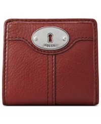 The perfect purse or pocket companion, this petite leather wallet from Fossil thinks big. Plenty of zip and slip compartments safely stash your essentials with ease, while vintage-inspired detailing adds elegance to the outside. The perfect purse or pocket companion, this petite leather wallet from Fossil thinks big. Plenty of zip and slip compartments safely stash your essentials with ease, while vintage-inspired detailing adds elegance to the outside.