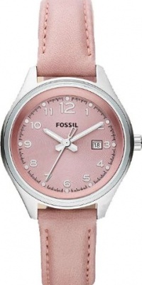 Fossil Flight Mini Leather Watch - Pink Fossil Flight Mini Leather Watch - Pink