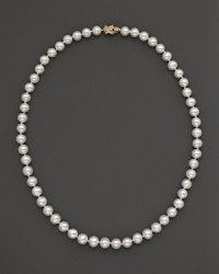 The classic freshwater pearl necklace is a must-have for the season of power pearls.