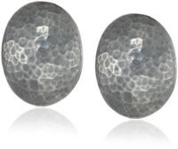 GURHAN Jordan Dark Silver Oval Clip Post Earrings GURHAN Jordan Dark Silver Oval Clip Post Earrings