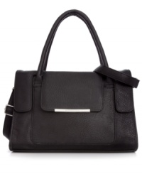 Add a classic touch to your purse portfolio with this softly structured satchel from BCBGeneration. Chic, spacious and accented with signature detailing, it gives any outfit an uptown look. Add a classic touch to your purse portfolio with this softly structured satchel from BCBGeneration. Chic, spacious and accented with signature detailing, it gives any outfit an uptown look.
