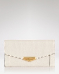 Smartly styled to keep you on-duty organized, this leather MARC BY MARC JACOBS wallet features a tri-fold design with 8 card slots and a clear ID window. Smartly styled to keep you on-duty organized, this leather MARC BY MARC JACOBS wallet features a tri-fold design with 8 card slots and a clear ID window.