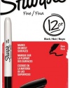 Sharpie Fine Point Permanent Markers, 12 Black Markers(30001)