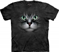 The Mountain Emerald Eyes Cat Face Adult Tee T-shirt The Mountain Emerald Eyes Cat Face Adult Tee T-shirt