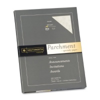 Southworth Colors + Textures Fine Parchment Paper, 24#, 8.5 x 11 Inches, Ivory, 100 per Pack (P984CK) Southworth Colors + Textures Fine Parchment Paper, 24#, 8.5 x 11 Inches, Ivory, 100 per Pack (P984CK)