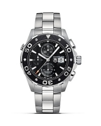 TAG Heuer's Aquaracer series is the reference professional diving watch. Water resistant to 500M. TAG Heuer's Aquaracer series is the reference professional diving watch. Water resistant to 500M.