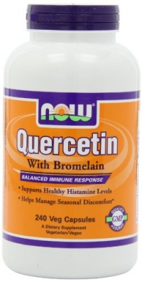 Now Foods Quercetin with Bromelain, Veg-Capsules, 240-Count Now Foods Quercetin with Bromelain, Veg-Capsules, 240-Count