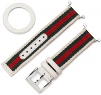 Gucci YFA50034 U-Play Kit Small White Leather Watch Case Gucci YFA50034 U-Play Kit Small White Leather Watch Case