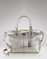 A hardworking wardrobe starts with wear-with-all accessories like this leather satchel from Cole Haan. In leather with a spacious silhouette, it's idea for desk or dinner. A hardworking wardrobe starts with wear-with-all accessories like this leather satchel from Cole Haan. In leather with a spacious silhouette, it's idea for desk or dinner.