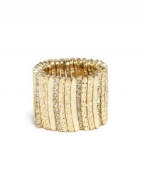 GUESS Gold-Tone Stretch Bar Ring GUESS Gold-Tone Stretch Bar Ring