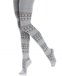 Have a heart. These flirty Fair Isle pattern tights from Jessica Simpson feature pretty, petite hearts that add a sweet side to your everyday accessorizing. Have a heart. These flirty Fair Isle pattern tights from Jessica Simpson feature pretty, petite hearts that add a sweet side to your everyday accessorizing.