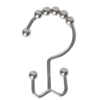Maytex Mills Metal Double Glide Shower Ring, Chrome Maytex Mills Metal Double Glide Shower Ring, Chrome