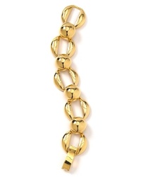 The golden girl has her moment with this chain link bracelet from kate spade new york. Boasting glamourous, oversized links this bracelet stands out on your arm. The golden girl has her moment with this chain link bracelet from kate spade new york. Boasting glamourous, oversized links this bracelet stands out on your arm.
