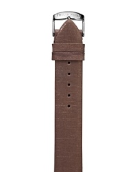 Luxe leather watch strap in modern metallic finish, fits size 1, 6 & 21 Philip Stein watch heads. Luxe leather watch strap in modern metallic finish, fits size 1, 6 & 21 Philip Stein watch heads.