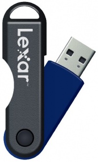 Lexar JumpDrive TwistTurn 8GB USB Flash Drive LJDTT8GBASBNA (Blue) Lexar JumpDrive TwistTurn 8GB USB Flash Drive LJDTT8GBASBNA (Blue)