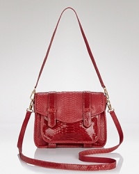 Carlos Falchi puts an exotic spin on the perfectly put together crossbody bag. Crafted of python with a scholarly shape, it's a smart (and totally luxe) choice. Carlos Falchi puts an exotic spin on the perfectly put together crossbody bag. Crafted of python with a scholarly shape, it's a smart (and totally luxe) choice.