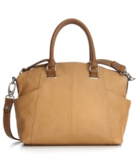 Get pretty in python with this sleek satchel from Tignanello. A classic silhouette featuring a subtle snakeskin print, silver-tone accents and a commute-friendly crossbody strap. Get pretty in python with this sleek satchel from Tignanello. A classic silhouette featuring a subtle snakeskin print, silver-tone accents and a commute-friendly crossbody strap.