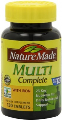 Nature Made Multi Complete with Iron 130 Tablets Nature Made Multi Complete with Iron 130 Tablets