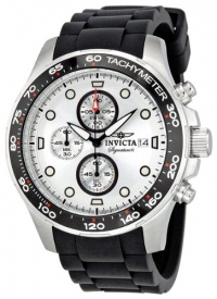Invicta Signature II Chronograph Silver Dial Black Rubber Strap Mens Watch 7370 Invicta Signature II Chronograph Silver Dial Black Rubber Strap Mens Watch 7370