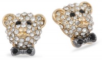 Betsey Johnson A Day at the Zoo Pave Crystal Bear Stud Earrings Betsey Johnson A Day at the Zoo Pave Crystal Bear Stud Earrings