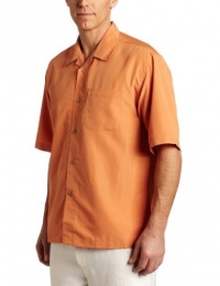 Cubavera Men's Short Sleeve Shadow Box Camp Shirt Cubavera Men's Short Sleeve Shadow Box Camp Shirt