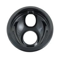 Whirlpool W10290350RW Universal Drip Bowl and Ring, Black, 8-Inch Whirlpool W10290350RW Universal Drip Bowl and Ring, Black, 8-Inch