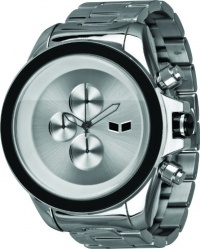 Vestal Men's ZR3006 ZR-3 Chronograph Silver Minimalist Watch Vestal Men's ZR3006 ZR-3 Chronograph Silver Minimalist Watch