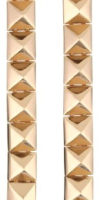 nOir Tapers and Spikes Rose Gold Smooth Pyramid Earrings nOir Tapers and Spikes Rose Gold Smooth Pyramid Earrings
